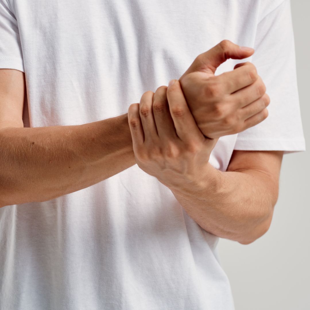 Person with joint pain