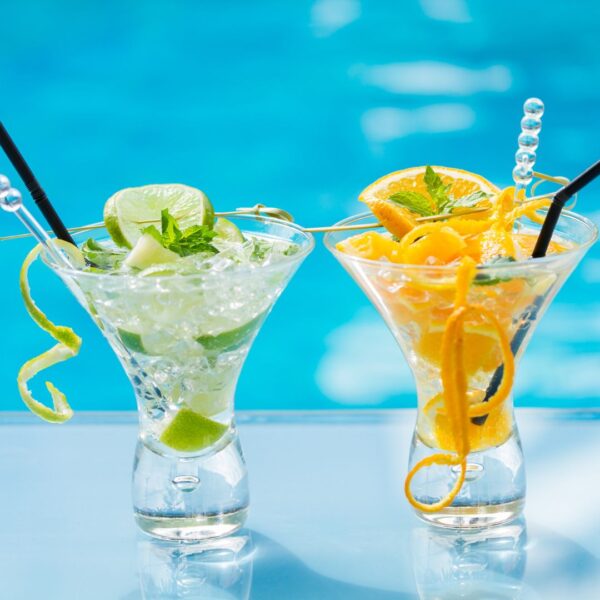 poolside cocktails