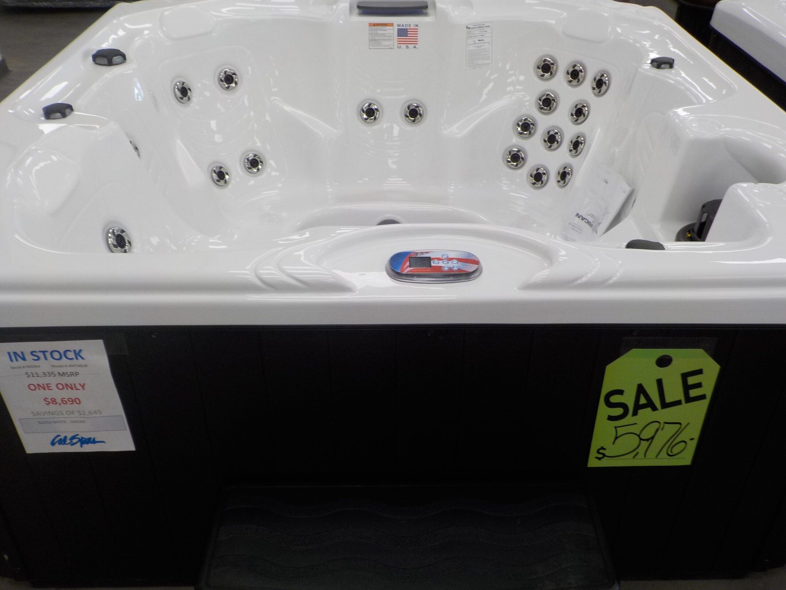 A truckload of 10 New Discounted Hot Tubs